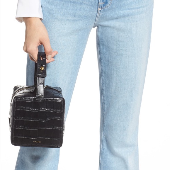 Frame les second Handbags - Frame les second cube croc-embossed bag